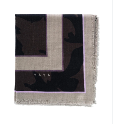 YAYA 03-501021-308 Scarf Purple