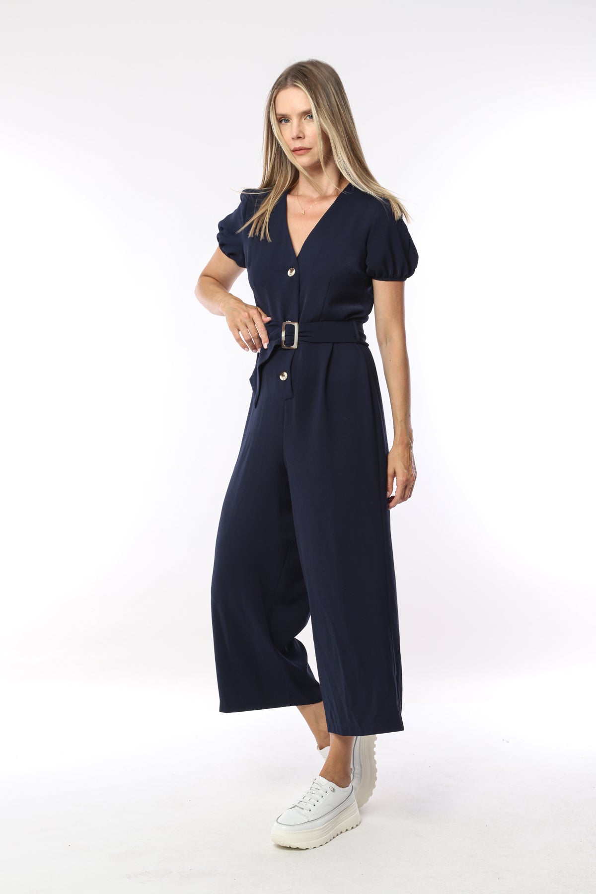 LADIES TROUSERS 100% PES 8 - I 24 SS - 5103 - 29 NAVY