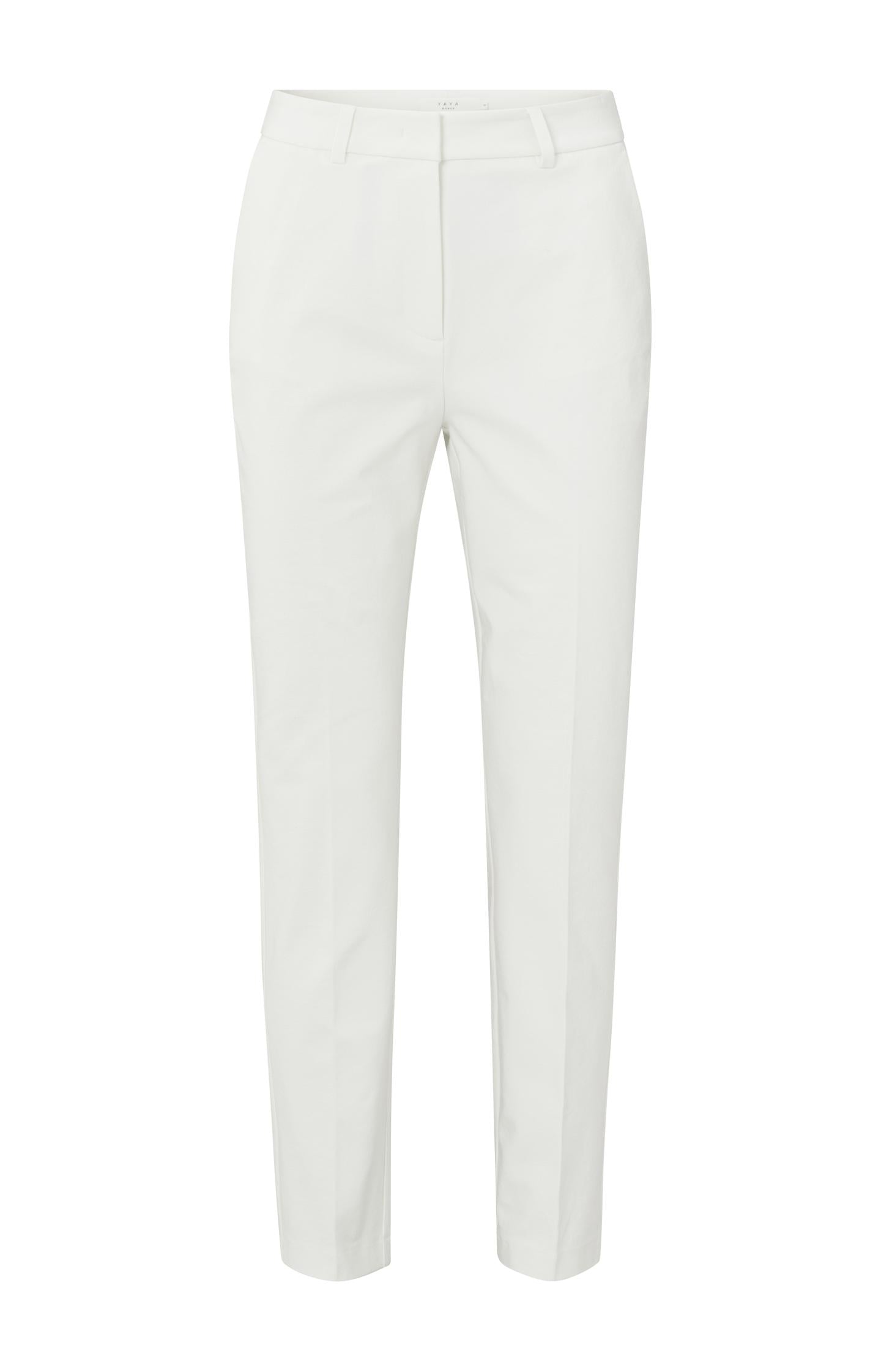 Woven chinos with straight legs, side pockets, and zipper - Type: product