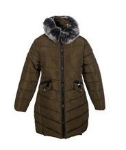 Load image into Gallery viewer, Padded Parka with hood, Khaki

