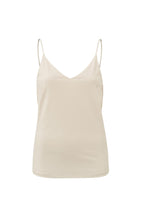 Load image into Gallery viewer, Jersey cami top with a V-neck and spaghetti straps - Pumice Stone Sand - Type: product
