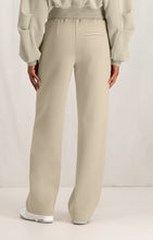 Load image into Gallery viewer, Jersey wide leg trousers with elastic waist and seam details
