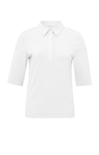 Load image into Gallery viewer, Polo top with buttons and half long sleeves in regular fit - Type: product

