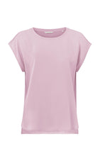 Load image into Gallery viewer, Sleeveless top with round neck in fabrix mix - Lady Pink - Type: product
