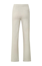 Load image into Gallery viewer, Soft herringbone trousers with pockets and elastic waist - Pure Cashmere Brown Dessin
