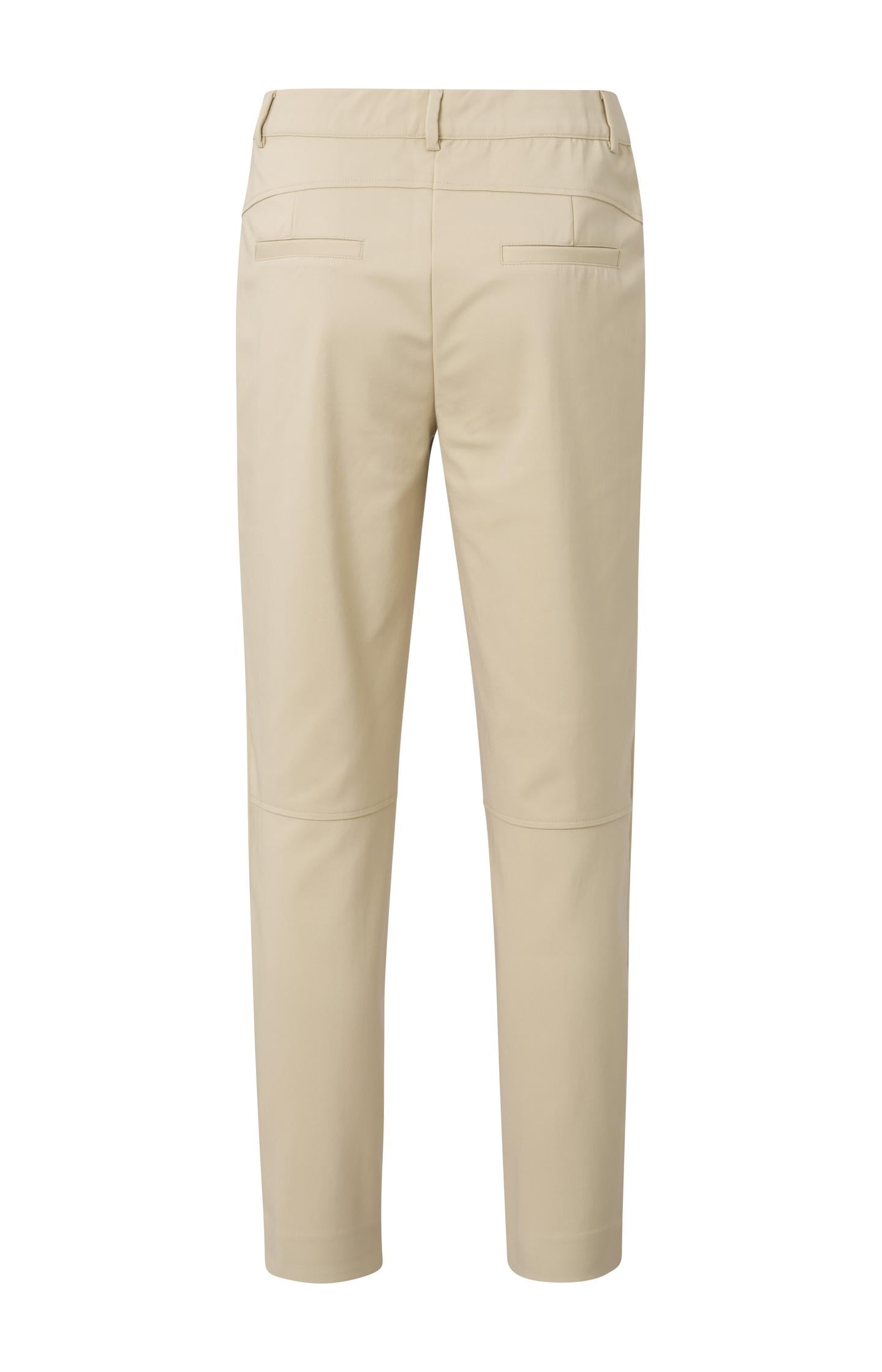 Trousers with straight leg, pockets and zip fly in slim fit